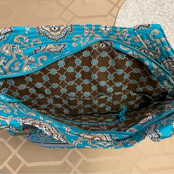 Totally Turquoise Angled Tote by Vera Bradley, NWT - Picture 4 of 7